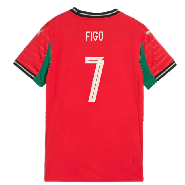 2025-2026 Portugal Womens Team Home Shirt (Ladies) (Figo 7)
