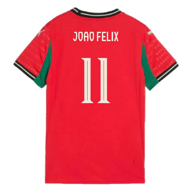 2025-2026 Portugal Womens Team Home Shirt (Ladies) (Joao Felix 11)