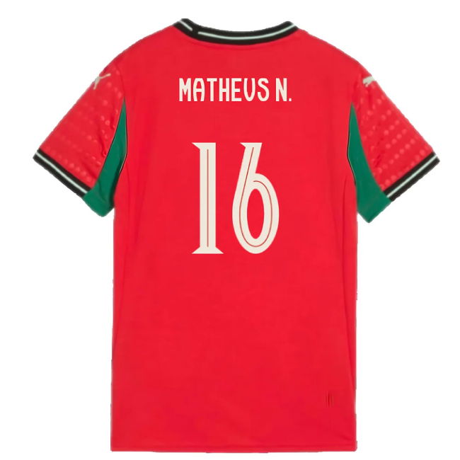 2025-2026 Portugal Womens Team Home Shirt (Ladies) (Matheus N. 16)