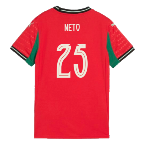 2025-2026 Portugal Womens Team Home Shirt (Ladies) (Neto 25)