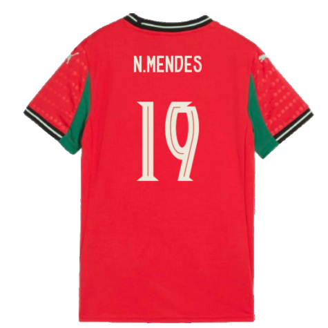 2025-2026 Portugal Womens Team Home Shirt (Ladies) (N.Mendes 19)