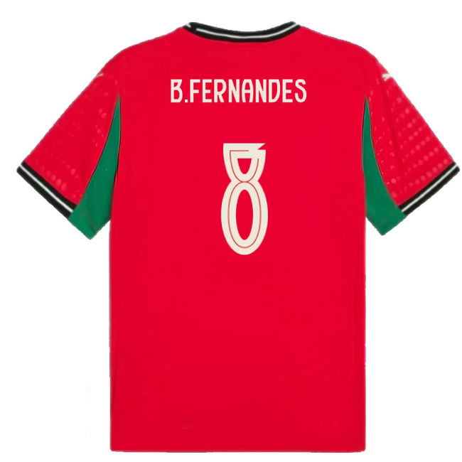 2025-2026 Portugal Womens Team Home Shirt (Unisex) (B.Fernandes 8)