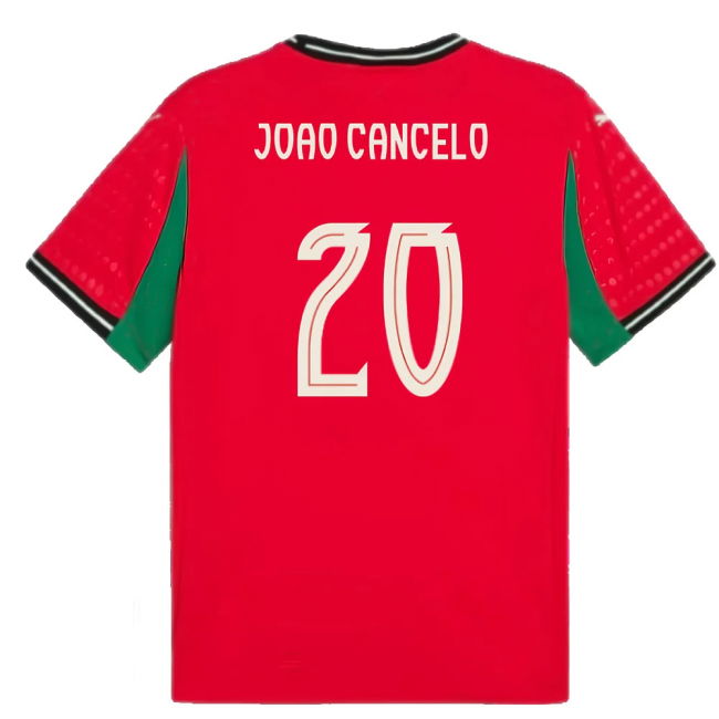 2025-2026 Portugal Womens Team Home Shirt (Unisex) (Joao Cancelo 20)
