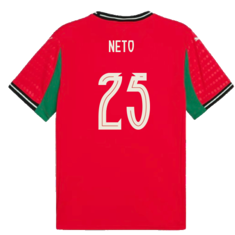 2025-2026 Portugal Womens Team Home Shirt (Unisex) (Neto 25)