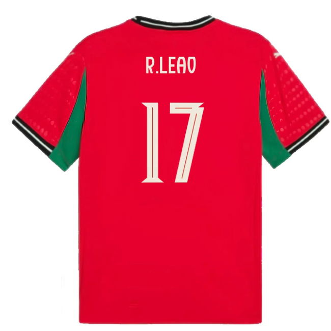 2025-2026 Portugal Womens Team Home Shirt (Unisex) (R.Leao 17)