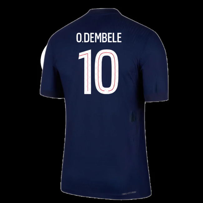 2025-2026 PSG Home Dri-Fit ADV Authentic Shirt (O.Dembele 10)