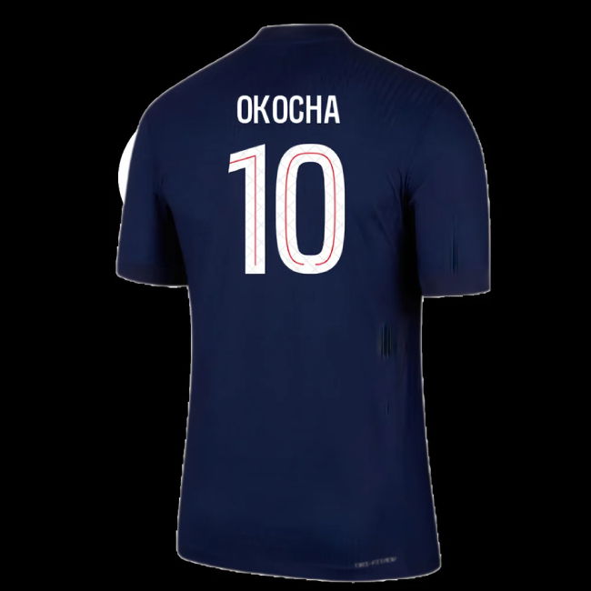 2025-2026 PSG Home Dri-Fit ADV Authentic Shirt (Okocha 10)