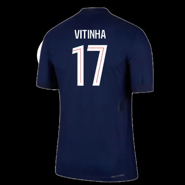 2025-2026 PSG Home Dri-Fit ADV Authentic Shirt (Vitinha 17)