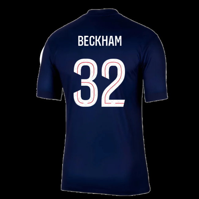 2025-2026 PSG Paris Saint Germain Home Shirt (Beckham 32)