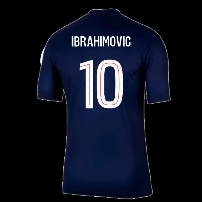 2025-2026 PSG Paris Saint Germain Home Shirt (Ibrahimovic 10)