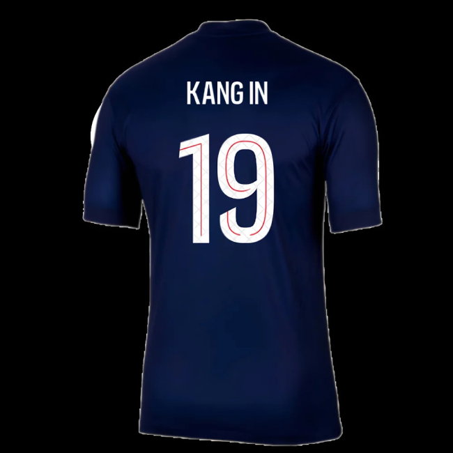 2025-2026 PSG Paris Saint Germain Home Shirt (Kang In 19)