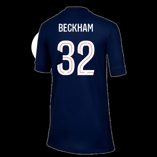 2025-2026 PSG Paris Saint Germain Home Shirt (Kids) (Beckham 32)