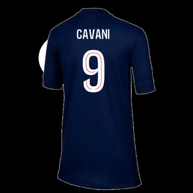 2025-2026 PSG Paris Saint Germain Home Shirt (Kids) (Cavani 9)