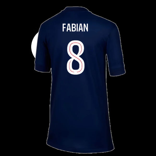 2025-2026 PSG Paris Saint Germain Home Shirt (Kids) (Fabian 8)
