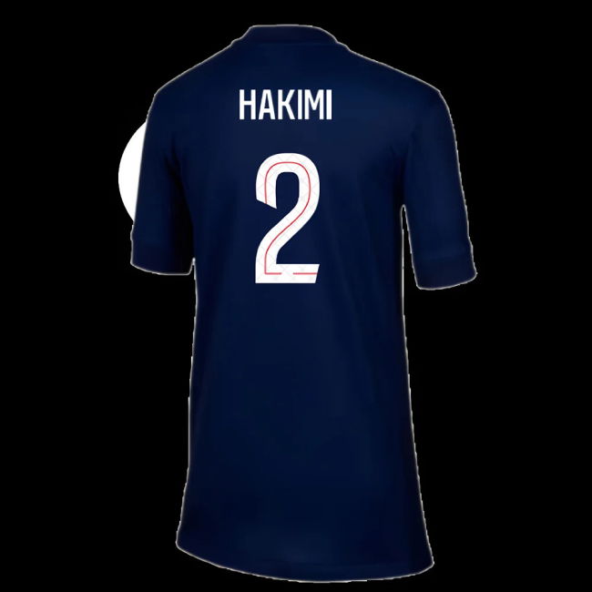 2025-2026 PSG Paris Saint Germain Home Shirt (Kids) (Hakimi 2)