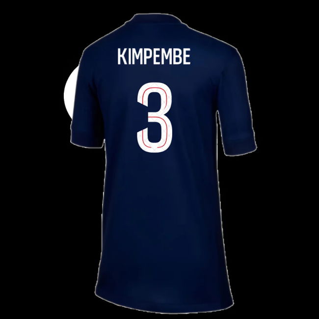 2025-2026 PSG Paris Saint Germain Home Shirt (Kids) (Kimpembe 3)