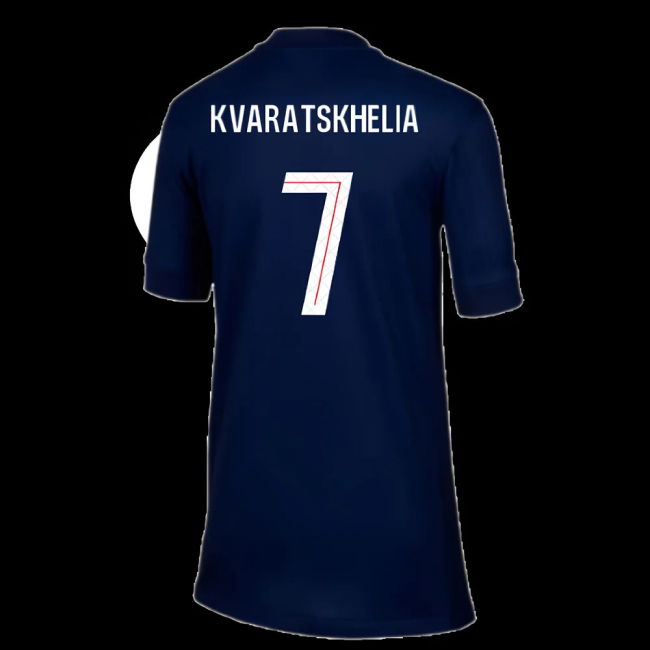 2025-2026 PSG Paris Saint Germain Home Shirt (Kids) (Kvaratskhelia 7)