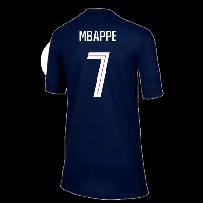 2025-2026 PSG Paris Saint Germain Home Shirt (Kids) (Mbappe 7)