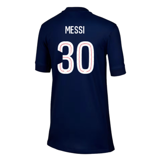 2025-2026 PSG Paris Saint Germain Home Shirt (Kids) (Messi 30)
