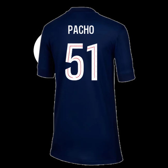 2025-2026 PSG Paris Saint Germain Home Shirt (Kids) (Pacho 51)
