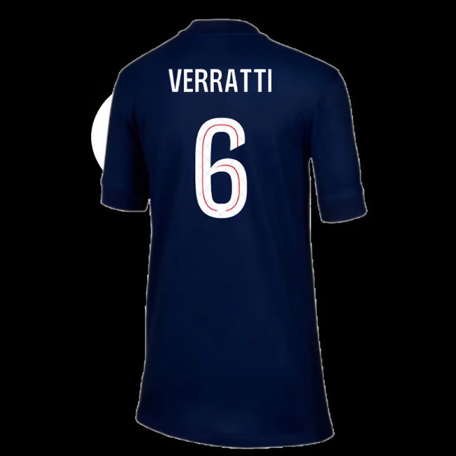 2025-2026 PSG Paris Saint Germain Home Shirt (Kids) (Verratti 6)