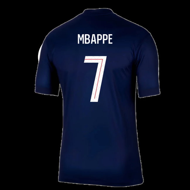 2025-2026 PSG Paris Saint Germain Home Shirt (Mbappe 7)