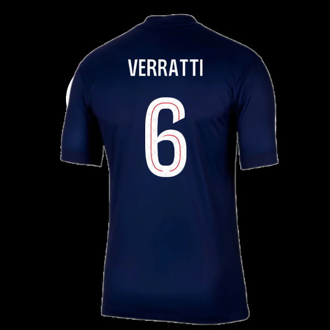 2025-2026 PSG Paris Saint Germain Home Shirt (Verratti 6)