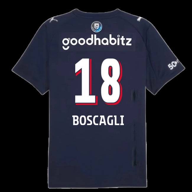 2025-2026 PSV Eindhoven Away Shirt (Boscagli 18)