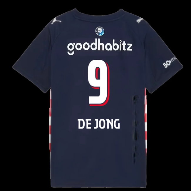 2025-2026 PSV Eindhoven Away Shirt (Kids) (De Jong 9)