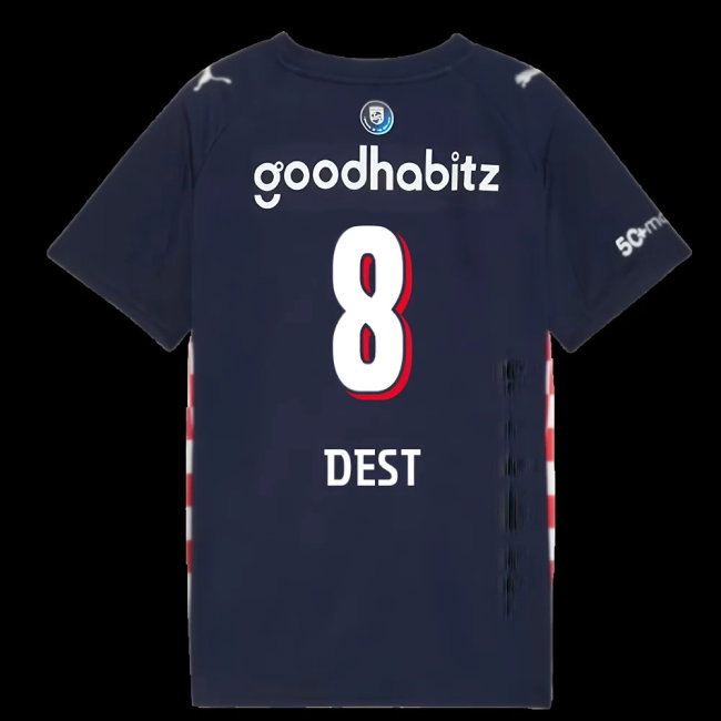 2025-2026 PSV Eindhoven Away Shirt (Kids) (Dest 8)