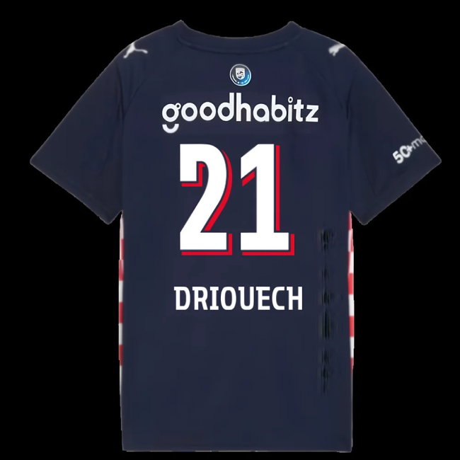 2025-2026 PSV Eindhoven Away Shirt (Kids) (Driouech 21)