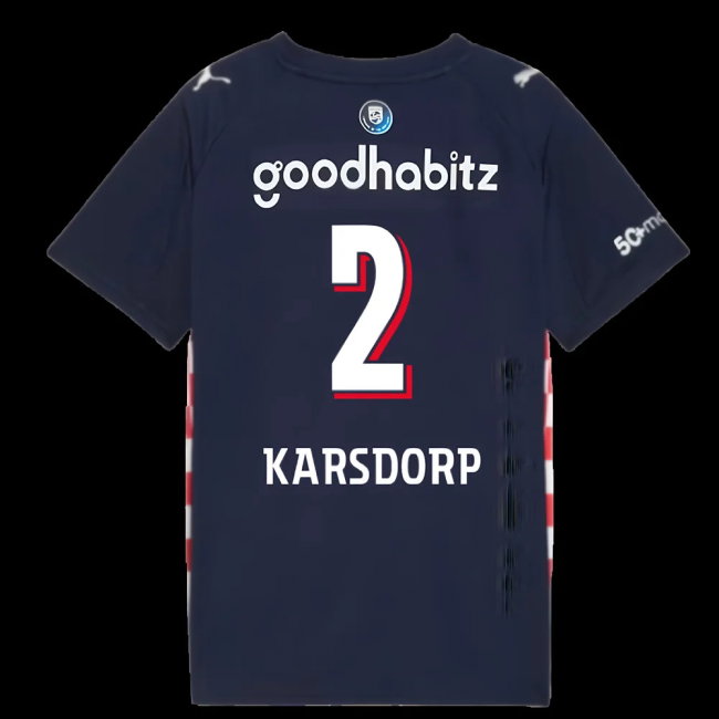 2025-2026 PSV Eindhoven Away Shirt (Kids) (Karsdorp 2)