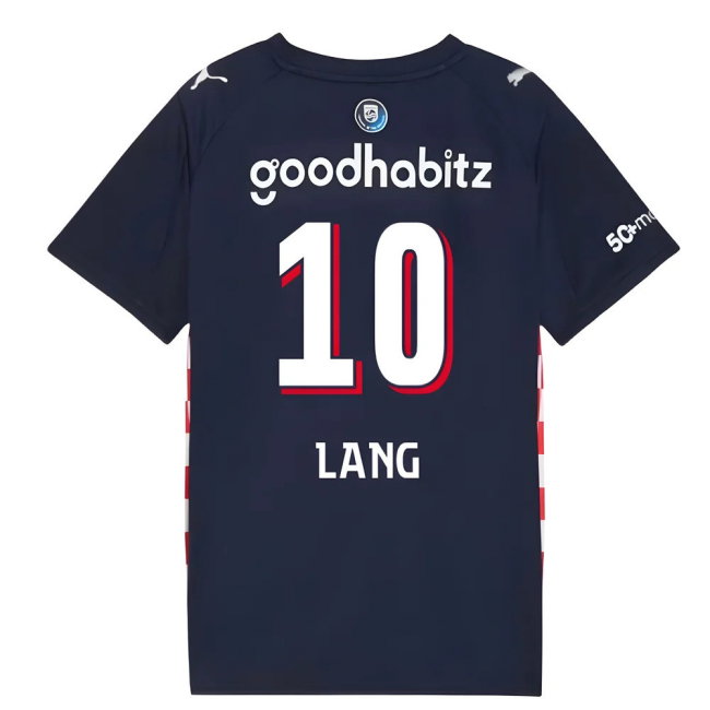 2025-2026 PSV Eindhoven Away Shirt (Kids) (Lang 10)