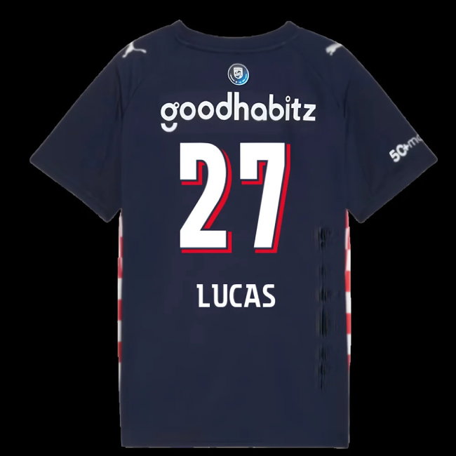 2025-2026 PSV Eindhoven Away Shirt (Kids) (Lucas 27)