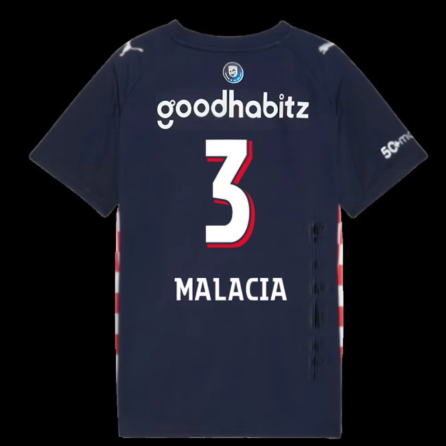 2025-2026 PSV Eindhoven Away Shirt (Kids) (Malacia 3)