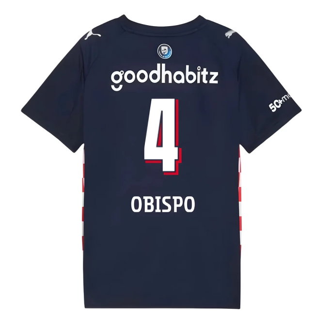 2025-2026 PSV Eindhoven Away Shirt (Kids) (Obispo 4)