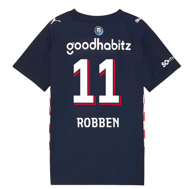 2025-2026 PSV Eindhoven Away Shirt (Kids) (Robben 11)