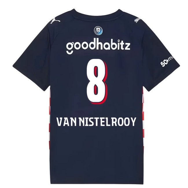 2025-2026 PSV Eindhoven Away Shirt (Kids) (Van Nistelrooy 8)