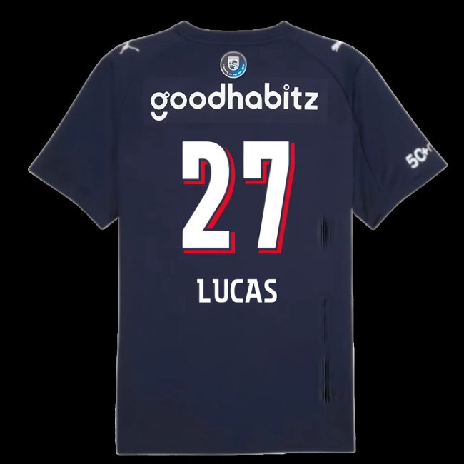 2025-2026 PSV Eindhoven Away Shirt (Lucas 27)