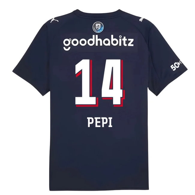 2025-2026 PSV Eindhoven Away Shirt (Pepi 14)