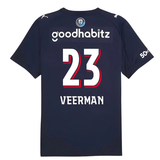 2025-2026 PSV Eindhoven Away Shirt (Veerman 23)
