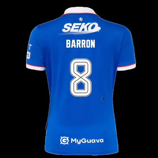 2025-2026 Rangers Home Shirt (Barron 8)