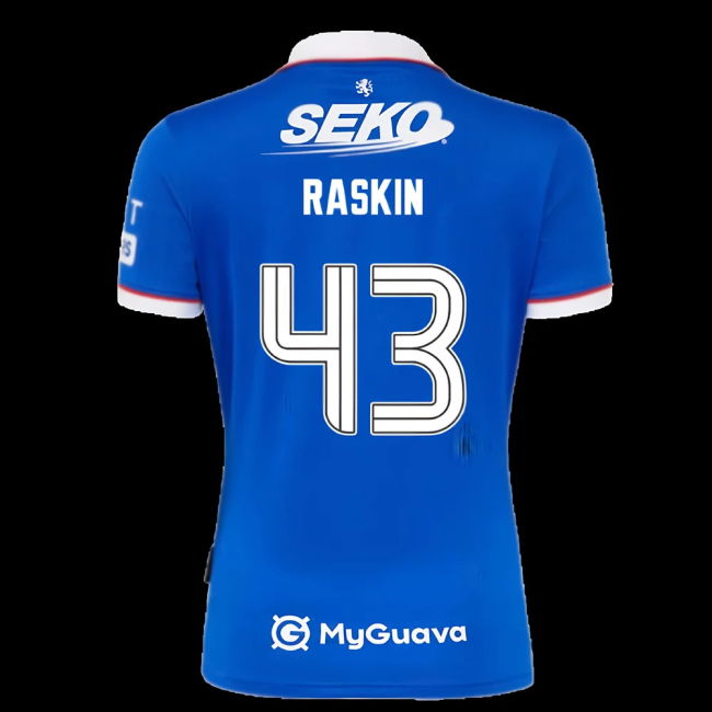 2025-2026 Rangers Home Shirt (Raskin 43)