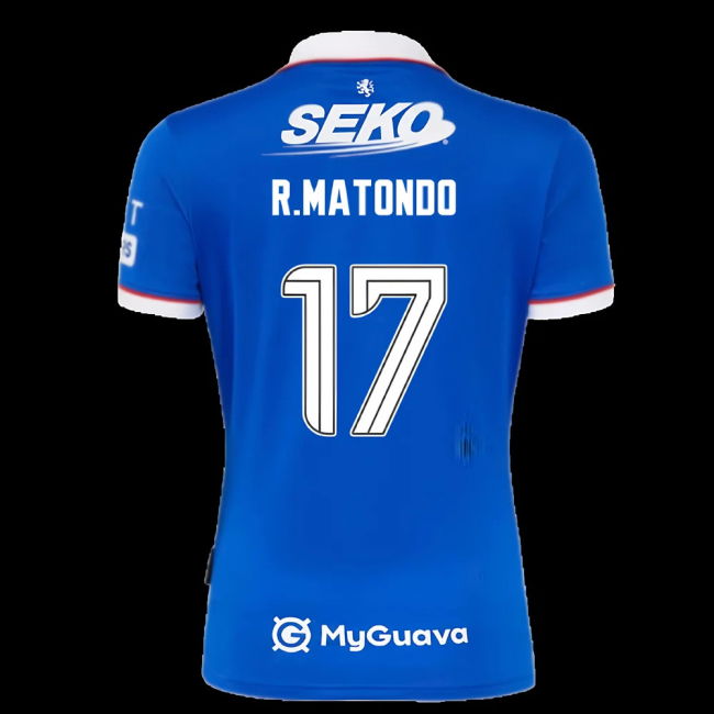 2025-2026 Rangers Home Shirt (R.Matondo 17)