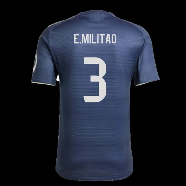 2025-2026 Real Madrid Authentic Away Shirt (E.Militao 3)
