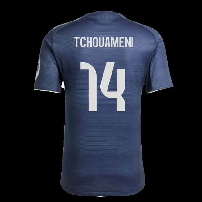 2025-2026 Real Madrid Authentic Away Shirt (Tchouameni 14)