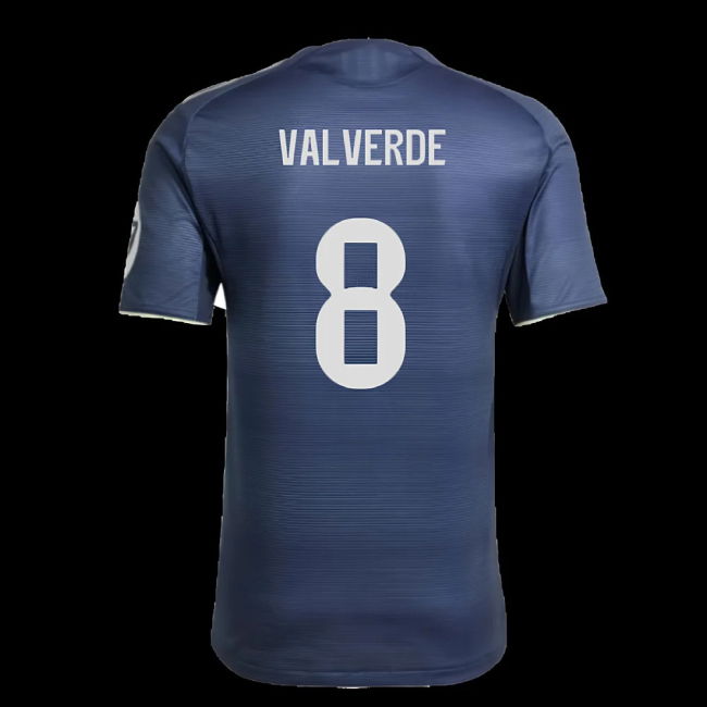 2025-2026 Real Madrid Authentic Away Shirt (Valverde 8)