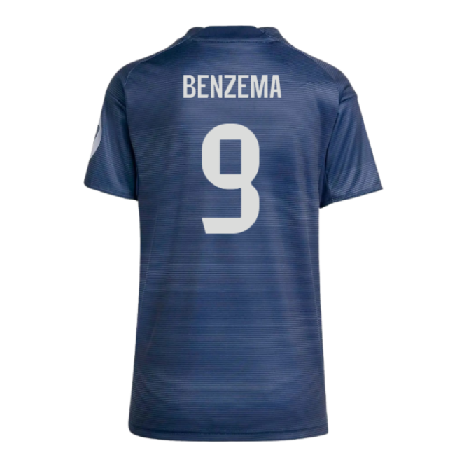2025-2026 Real Madrid Authentic Away Shirt (Womens) (Benzema 9)