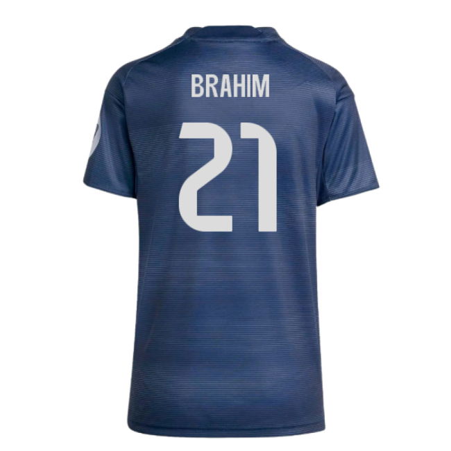 2025-2026 Real Madrid Authentic Away Shirt (Womens) (Brahim 21)