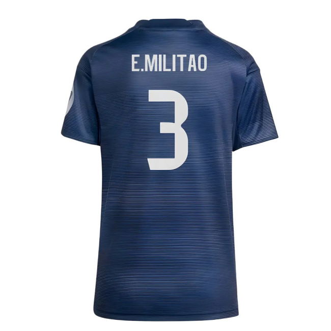 2025-2026 Real Madrid Authentic Away Shirt (Womens) (E.Militao 3)
